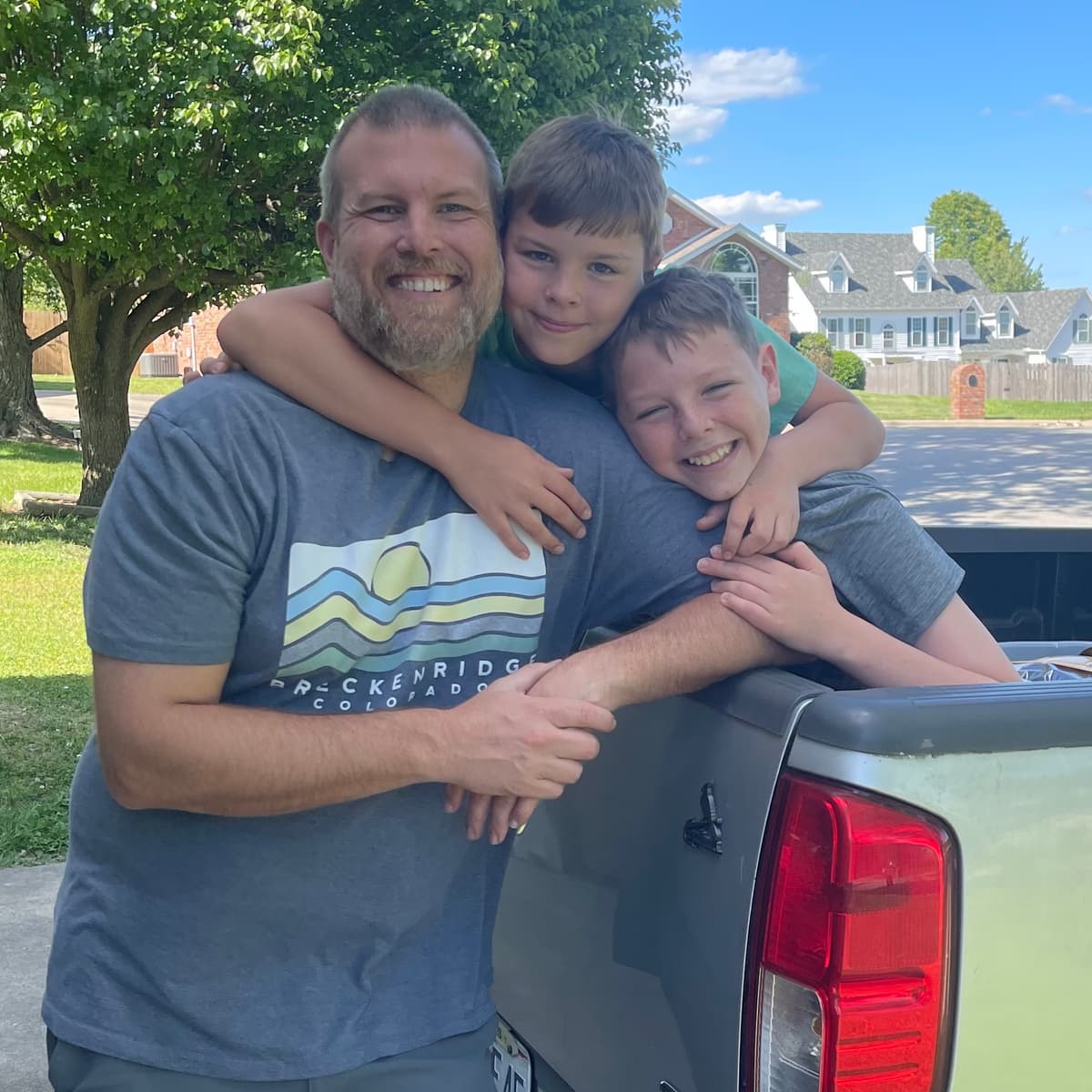 The Dirty Deeds crew — a father and his two sons
